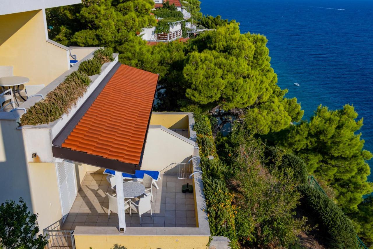 Luxury Apartments Villa Ruzmarina With New Heated Infinity Pool And Lounge Area Marusici  외부 사진