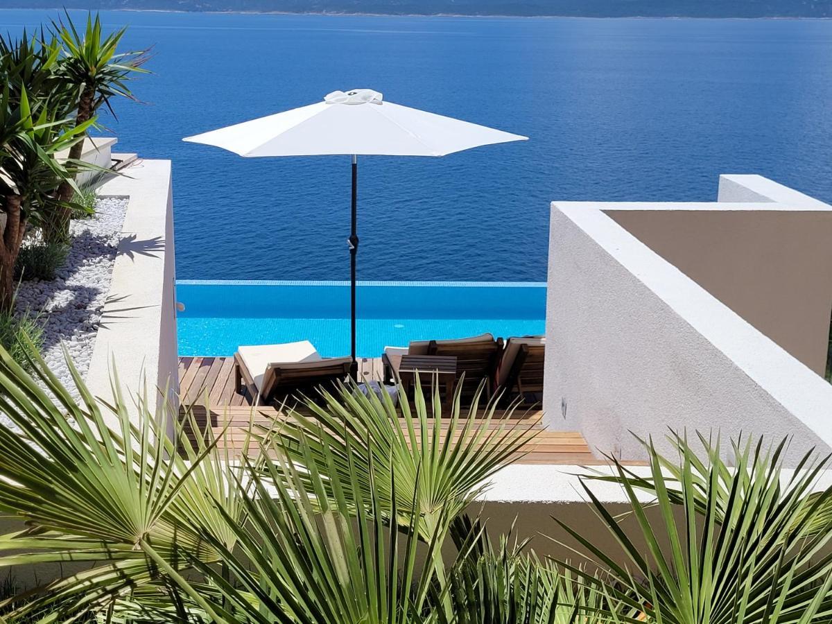 Luxury Apartments Villa Ruzmarina With New Heated Infinity Pool And Lounge Area Marusici  외부 사진